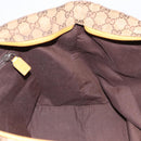 GUCCI GG Canvas Sherry Line Tote Bag Beige 131230 Auth 197106-18