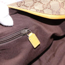 GUCCI GG Canvas Sherry Line Tote Bag Beige 131230 Auth 197106-20