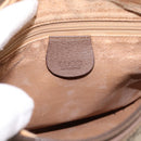 GUCCI GG Supreme Web Sherry Line Bag PVC Beige Gold 001 754 6177 Auth 197108-15