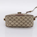 GUCCI GG Supreme Web Sherry Line Bag PVC Beige Gold 001 754 6177 Auth 197108-9