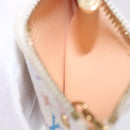 LOUIS VUITTON Multicolor Pochette Cles Coin Purse White M92655 LV Auth 197113A-15