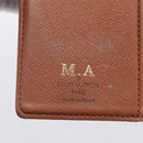 LOUIS VUITTON Monogram Agenda PM Day Planner Cover R20005 LV Auth 197115-8