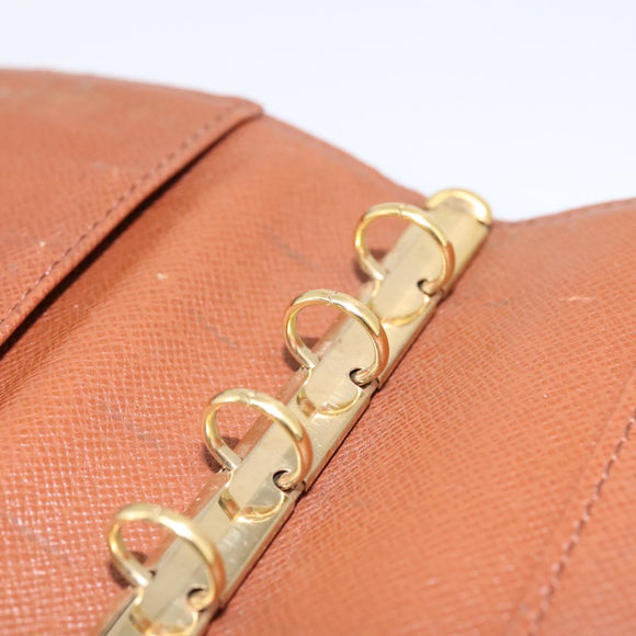 LOUIS VUITTON Monogram Agenda PM Day Planner Cover R20005 LV Auth 197115