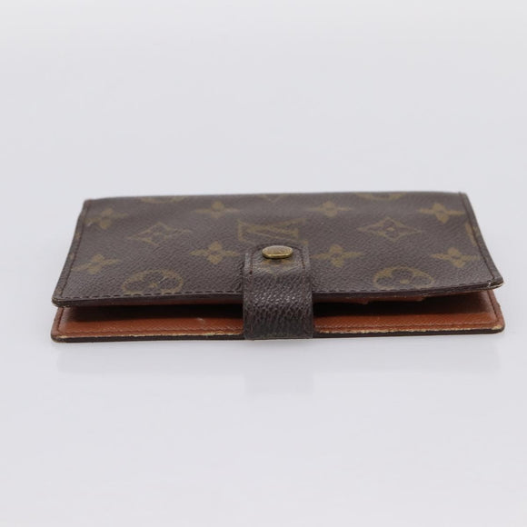 LOUIS VUITTON Monogram Agenda PM Day Planner Cover R20005 LV Auth 197115