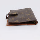 LOUIS VUITTON Monogram Agenda PM Day Planner Cover R20005 LV Auth 197115-5
