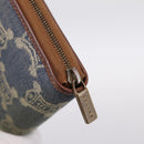 CELINE Paris Macadam Canvas Wallet Blue Auth 197117-12