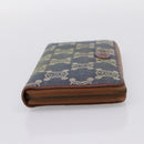 CELINE Paris Macadam Canvas Wallet Blue Auth 197117-5