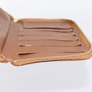 LOUIS VUITTON Monogram Vernis Eldrich Wallet Zip Around Bronze LV Auth 197118-15