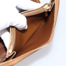 LOUIS VUITTON Monogram Vernis Eldrich Wallet Zip Around Bronze LV Auth 197118-21