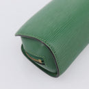 LOUIS VUITTON Epi Dauphine PM Cosmetic Pouch Green M48444 LV Auth 197119-16