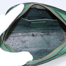LOUIS VUITTON Epi Dauphine PM Cosmetic Pouch Green M48444 LV Auth 197119-10