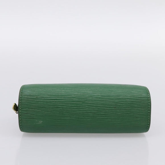 LOUIS VUITTON Epi Dauphine PM Cosmetic Pouch Green M48444 LV Auth 197119