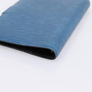 LOUIS VUITTON Epi Agenda PM Day Planner Cover Blue R20055 LV Auth 197120-15