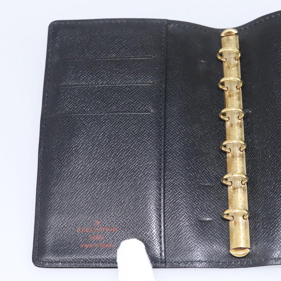 LOUIS VUITTON Epi Agenda PM Day Planner Cover Blue R20055 LV Auth 197120