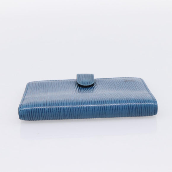 LOUIS VUITTON Epi Agenda PM Day Planner Cover Blue R20055 LV Auth 197120