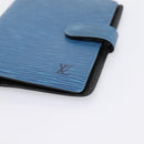 LOUIS VUITTON Epi Agenda PM Day Planner Cover Blue R20055 LV Auth 197120-7