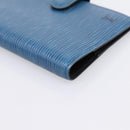 LOUIS VUITTON Epi Agenda PM Day Planner Cover Blue R20055 LV Auth 197120-14