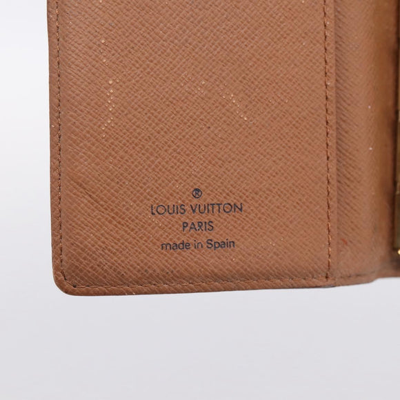 LOUIS VUITTON Monogram Agenda PM Day Planner Cover R20005 LV Auth 197122