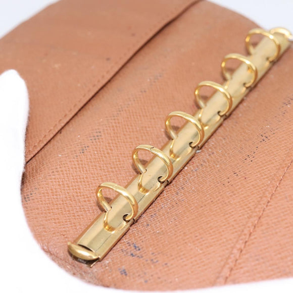 LOUIS VUITTON Monogram Agenda PM Day Planner Cover R20005 LV Auth 197122
