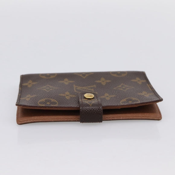 LOUIS VUITTON Monogram Agenda PM Day Planner Cover R20005 LV Auth 197122
