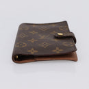 LOUIS VUITTON Monogram Agenda PM Day Planner Cover R20005 LV Auth 197122-6