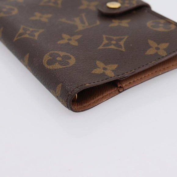LOUIS VUITTON Monogram Agenda PM Day Planner Cover R20005 LV Auth 197122