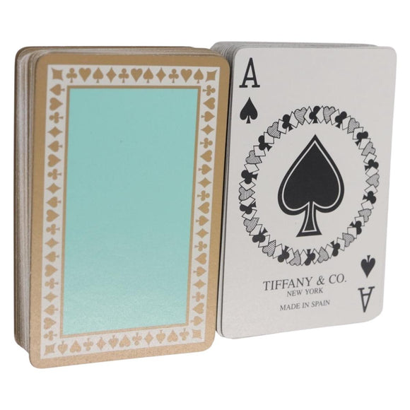 TIFFANY&Co. Playing Cards Paper Green Auth 197123A