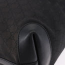 GUCCI Tote Bag GG Canvas Black Gold 247209 Auth 197124-10