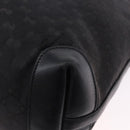 GUCCI Tote Bag GG Canvas Black Gold 247209 Auth 197124-13
