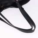 GUCCI Tote Bag GG Canvas Black Gold 247209 Auth 197124-7