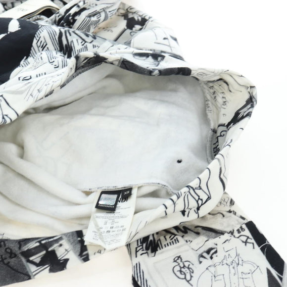 FENDI Hoody cotton XS White Auth 197126M