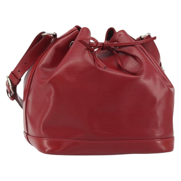 LOUIS VUITTON Epi Petit Noe Shoulder Bag Carmine M40839 LV Auth 197132A