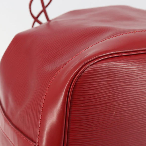 LOUIS VUITTON Epi Petit Noe Shoulder Bag Carmine M40839 LV Auth 197132A