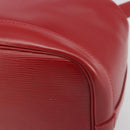 LOUIS VUITTON Epi Petit Noe Shoulder Bag Carmine M40839 LV Auth 197132A-15