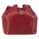 LOUIS VUITTON Epi Petit Noe Shoulder Bag Carmine M40839 LV Auth 197132A-2