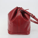 LOUIS VUITTON Epi Petit Noe Shoulder Bag Carmine M40839 LV Auth 197132A-4