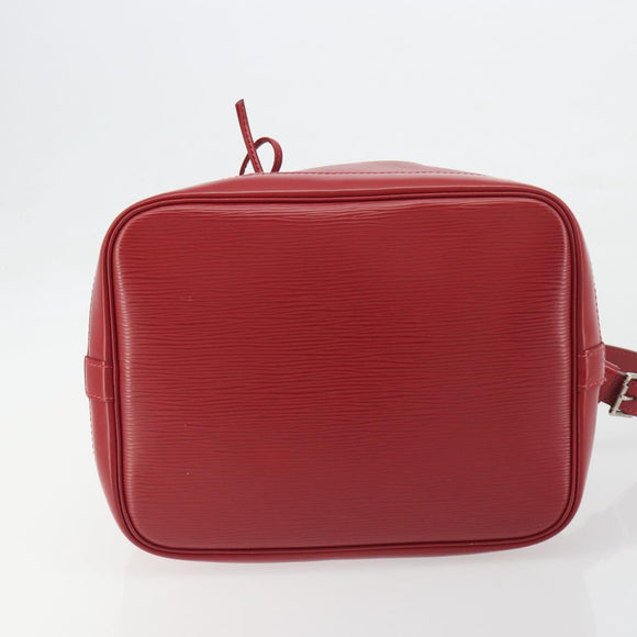 LOUIS VUITTON Epi Petit Noe Shoulder Bag Carmine M40839 LV Auth 197132A