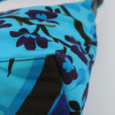 GUCCI Shoulder Bag Canvas Blue Silver 001 9386 Auth 197134A-15