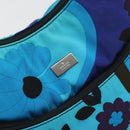 GUCCI Shoulder Bag Canvas Blue Silver 001 9386 Auth 197134A-17
