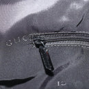 GUCCI Shoulder Bag Canvas Blue Silver 001 9386 Auth 197134A-21