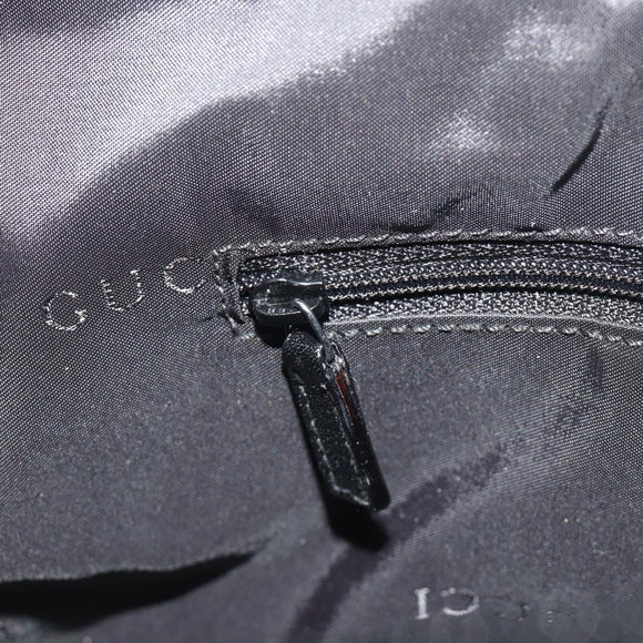 GUCCI Shoulder Bag Canvas Blue Silver 001 9386 Auth 197134A
