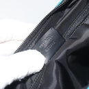 GUCCI Shoulder Bag Canvas Blue Silver 001 9386 Auth 197134A-12