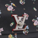 LOUIS VUITTON Rock Me II BB Shoulder Bag Calf leather Black LV Auth 197135V-20