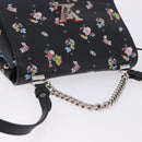 LOUIS VUITTON Rock Me II BB Shoulder Bag Calf leather Black LV Auth 197135V-6