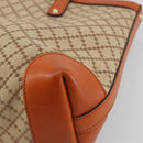 GUCCI Diamante Tote Bag Canvas Beige Silver 269878 Auth 197138-9