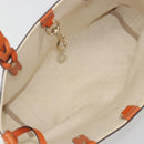 GUCCI Diamante Tote Bag Canvas Beige Silver 269878 Auth 197138-10