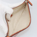 GUCCI Diamante Tote Bag Canvas Beige Silver 269878 Auth 197138-20