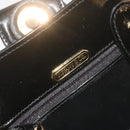 TIFFANY&Co. Chain Shoulder Bag Patent leather Black Gold Auth 197139-18