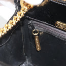 TIFFANY&Co. Chain Shoulder Bag Patent leather Black Gold Auth 197139-22