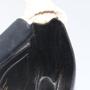 Salvatore Ferragamo Shoulder Bag Leather Black Gold Auth 197141-18